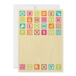 Wooden Baby Blocks Baby Shower Invitations