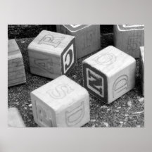 Wooden Blocks v.1 Posters