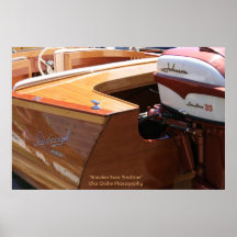 Wooden Boat and Nomad Motor Photography Posters
