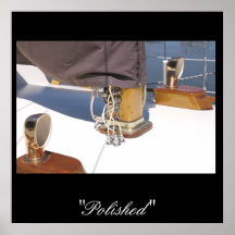 Wooden Boat Poster "Polished"