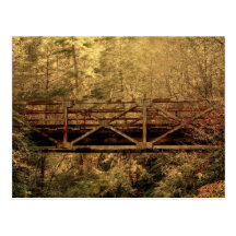 Wooden Bridge Postcard