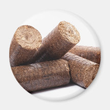 Wooden-briquettes Magnets