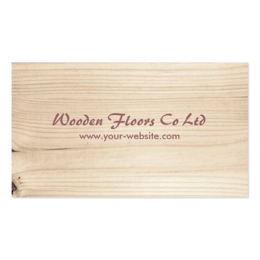 Wooden Business Cards