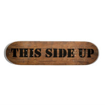 Wooden Crate Skateboard