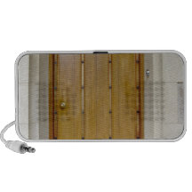 Wooden door portable speakers
