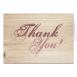 Wooden cards