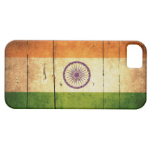 Wooden Indian Flag iPhone 5 Case