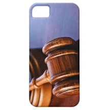 Wooden Judge's Gavel iPhone 5 Cases