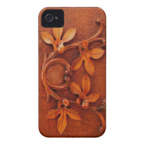 wooden leaves iphone iphone 4 case-mate cases