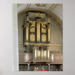 Wooden organ case, c.1685-6 poster
