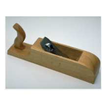 Wooden plane postcard