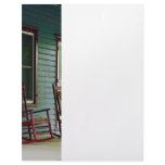 Wooden Rocking Chairs on Porch Customized Letterhead