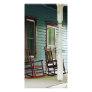 Wooden Rocking Chairs on Porch Photo Greeting Card