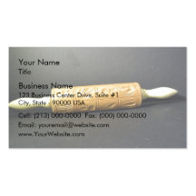 Wooden Roller Business Cards