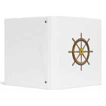 Wooden Ship's Wheel