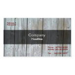Wooden Siding Business Card
