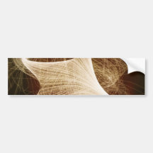 wooden starry night bumper sticker