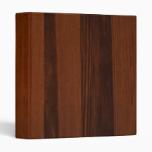 Wooden style vinyl binder