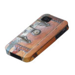 Wooden Trunk Chest with Latches iPhone 4 Cases