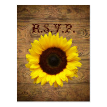 Woodgrain Rustic Country cowboyWedding Postcard