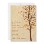 Woodgrain with Love Birds in Tree - Autumn