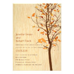 Woodgrain with Love Birds in Tree - Autumn Announcement