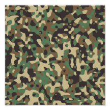 Woodland Camo Photographic Print