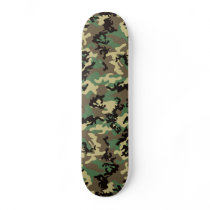 Woodland Camo Skateboard
