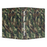 Woodland Camouflage Background Vinyl Binders