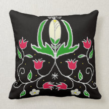 woodland floral pillows