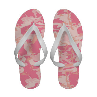 Woodland Pink Camouflage Sandals