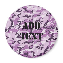 Woodland Pink/Purple Camouflage Magnets