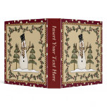 Woodland Snowman Avery Binder