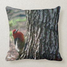 Woodpecker Pillow