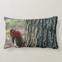 Woodpecker Throw Pillow