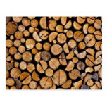 Woodpile Postcard