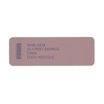 Woodrose Return Address Label