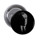 Woodrow Wilson silhouette Pinback Buttons