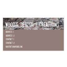 Wood's Design & Creations Business Card