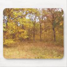 Woods in Autumn Mousepad