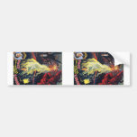 Wood's ~ Sensation Edna  Vintage Magic Act Bumper Stickers