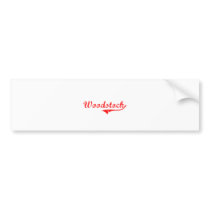 Woodstock Georgia Classic Design Bumper Stickers
