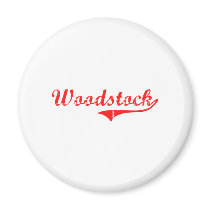 Woodstock Georgia Classic Design Refrigerator Magnets