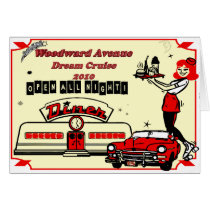 Woodward Avenue Celebration 2010 Greeting Card