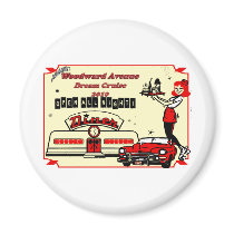Woodward Avenue Celebration 2010 Fridge Magnets