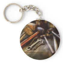 Woodworker - A Collection of Hammers Keychain