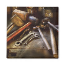 Woodworker - A Collection of Hammers Refrigerator Magnets