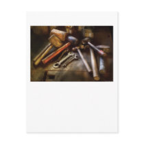 Woodworker - A Collection of Hammers Post Card