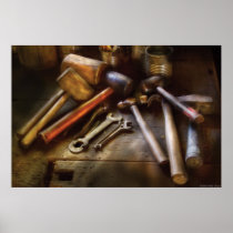 Woodworker - A Collection of Hammers Print