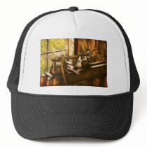 Woodworker - An Old Lathe Trucker Hats
